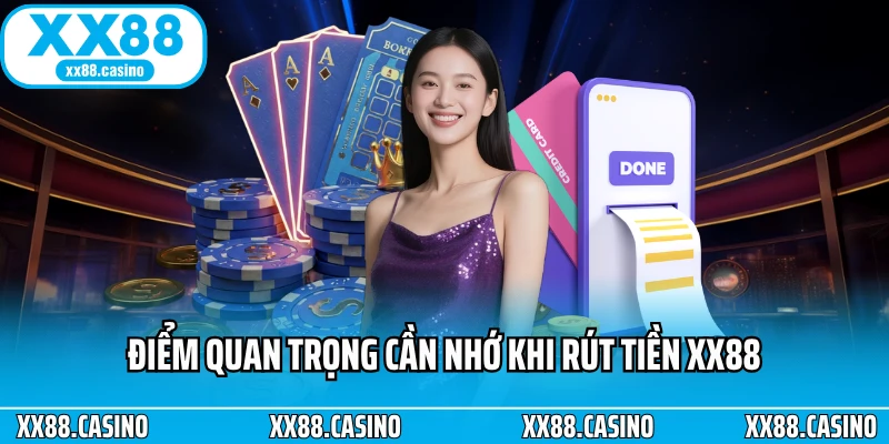 Điểm quan trọng cần nhớ khi rút tiền XX88 Điểm quan trọng cần nhớ khi rút tiền XX88